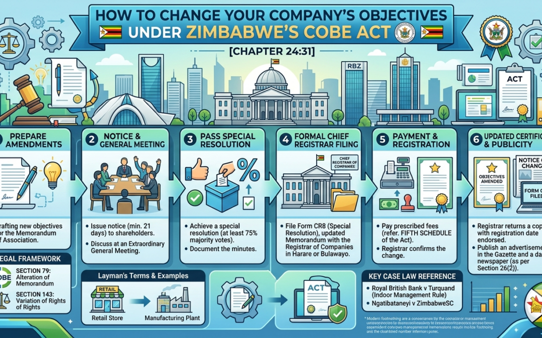 How to Change Your Company’s Objectives Under Zimbabwe’s COBE Act