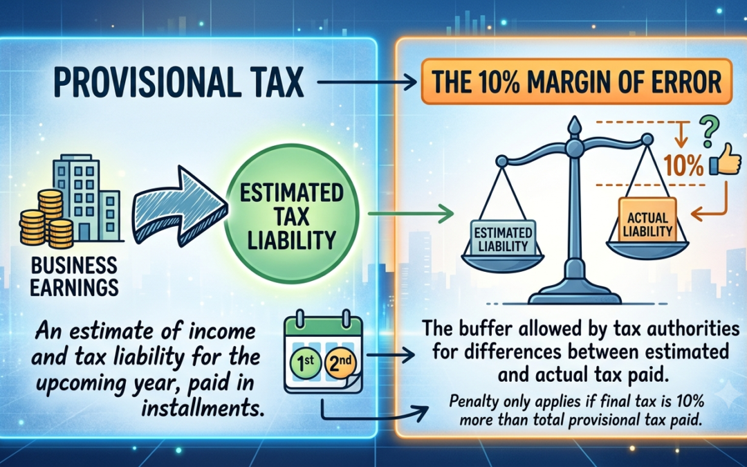 Computation of Provisional Tax and the 10% Margin of Error.