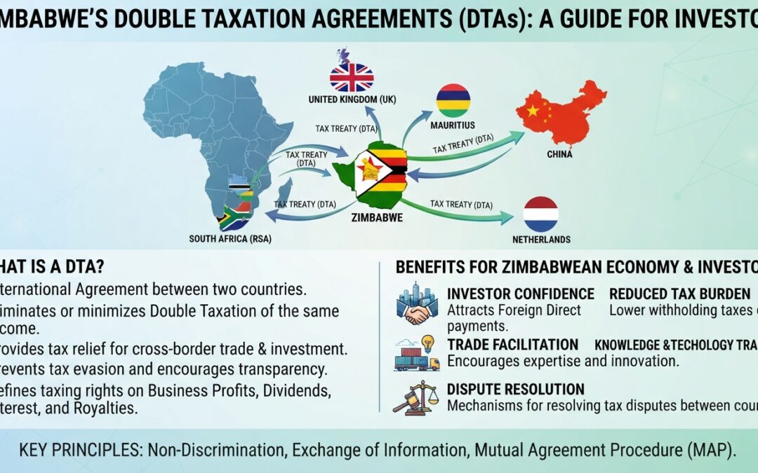 An Economic Analysis of Double Taxation Agreements (DTAs), Withholding Taxes on Fees, Remittances and Royalties in Zimbabwe
