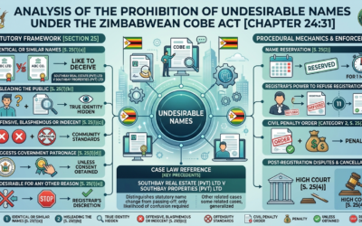 Analysis of the Prohibition of Undesirable Names under the Zimbabwean COBE Act