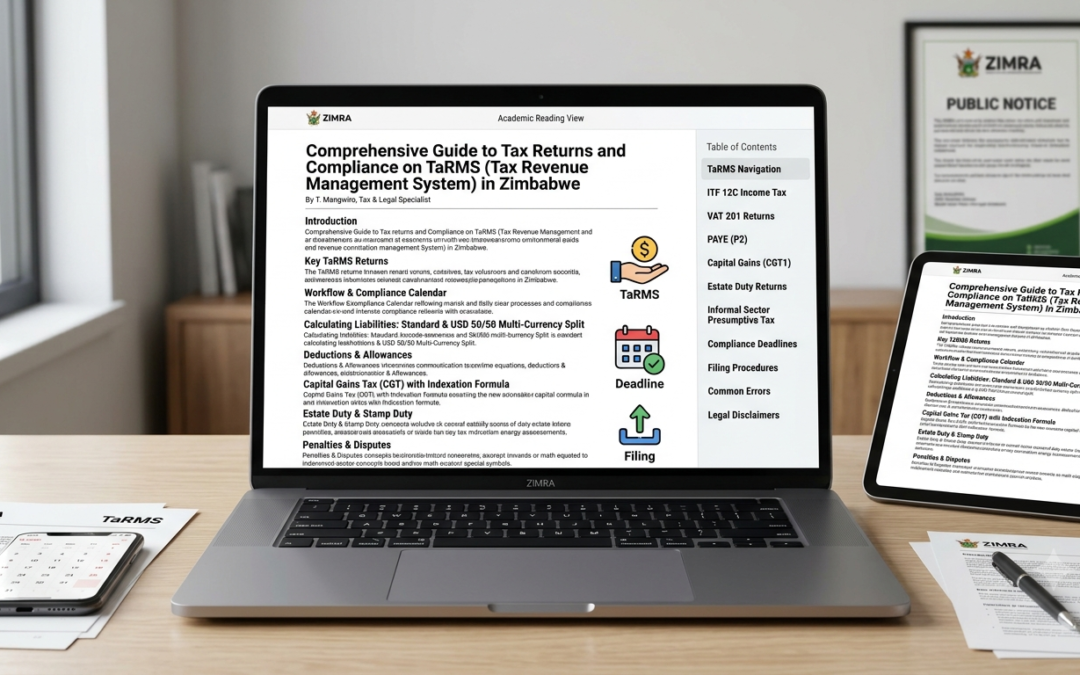 Comprehensive Guide to Tax Returns and Compliance on TaRMS (Tax Revenue Management System) in Zimbabwe