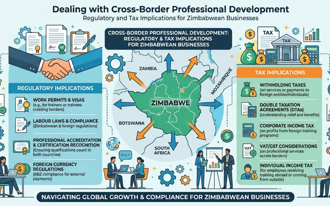 Navigating Cross-Border Professional Development: Regulatory and Tax Implications for Zimbabwean Companies.