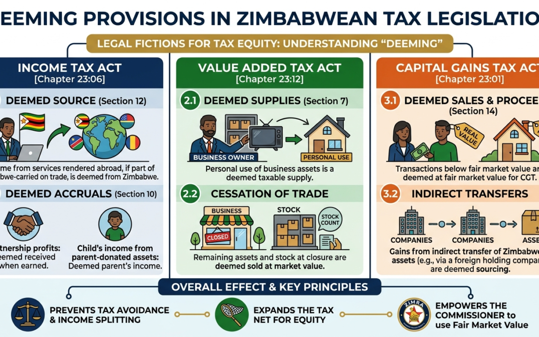Deeming Provisions in Zimbabwean Tax Legislation.
