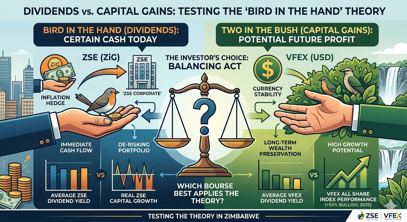 Bird Vs Math Dividends vs. Capital Gains: Testing the