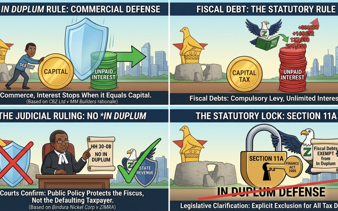 The Limits of the In Duplum Rule in Fiscal Debts.