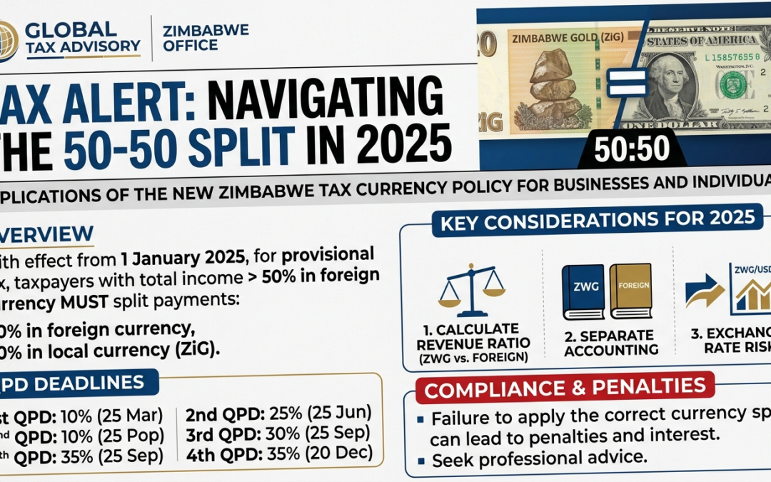 Income Tax Currency Split Analysis for ITF12C return for 2025