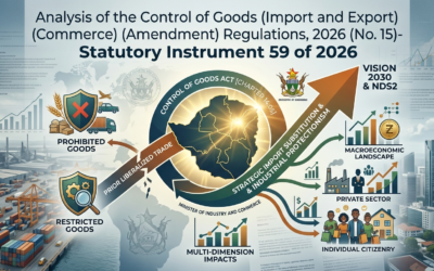 Analysis of SI 59 of 2026 and the list of goods which requires licenses to import in Zimbabwe