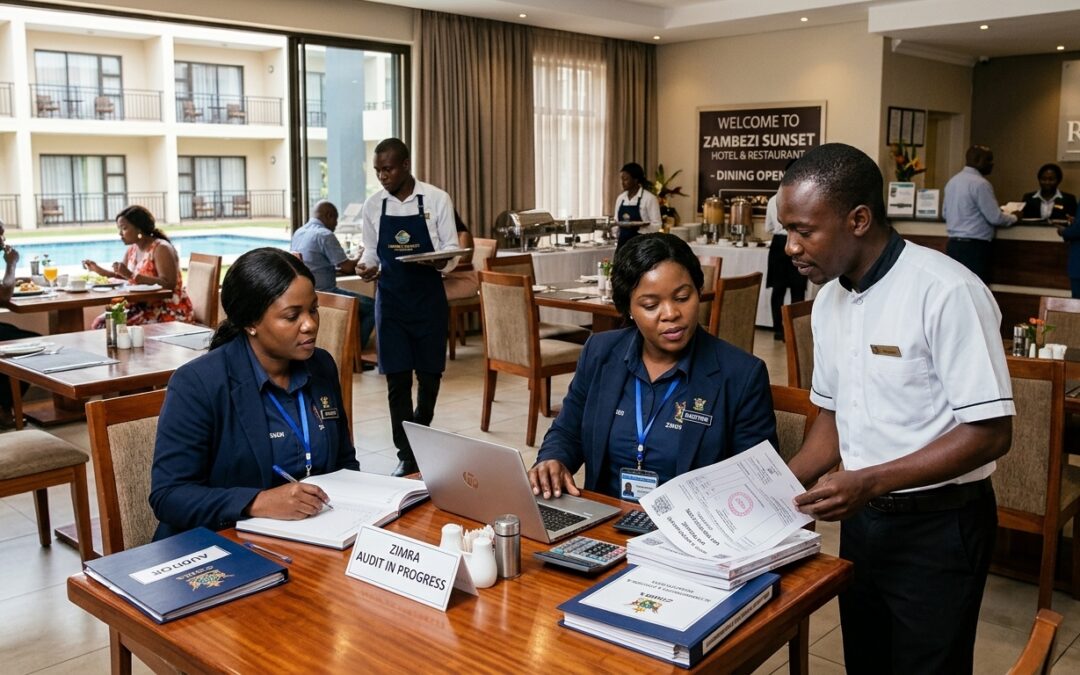 Taxation of Accommodation and Food Service Activities business in Zimbabwe.