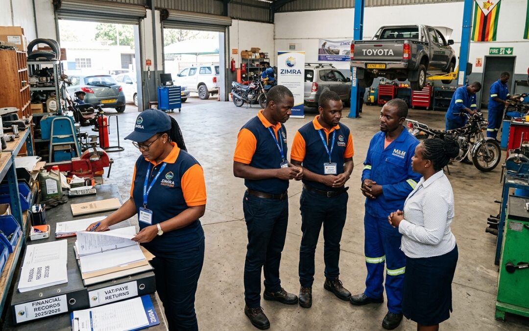 Taxation of Wholesale and Retail Trade, Repair of Motor Vehicles and Motorcycles business in Zimbabwe.