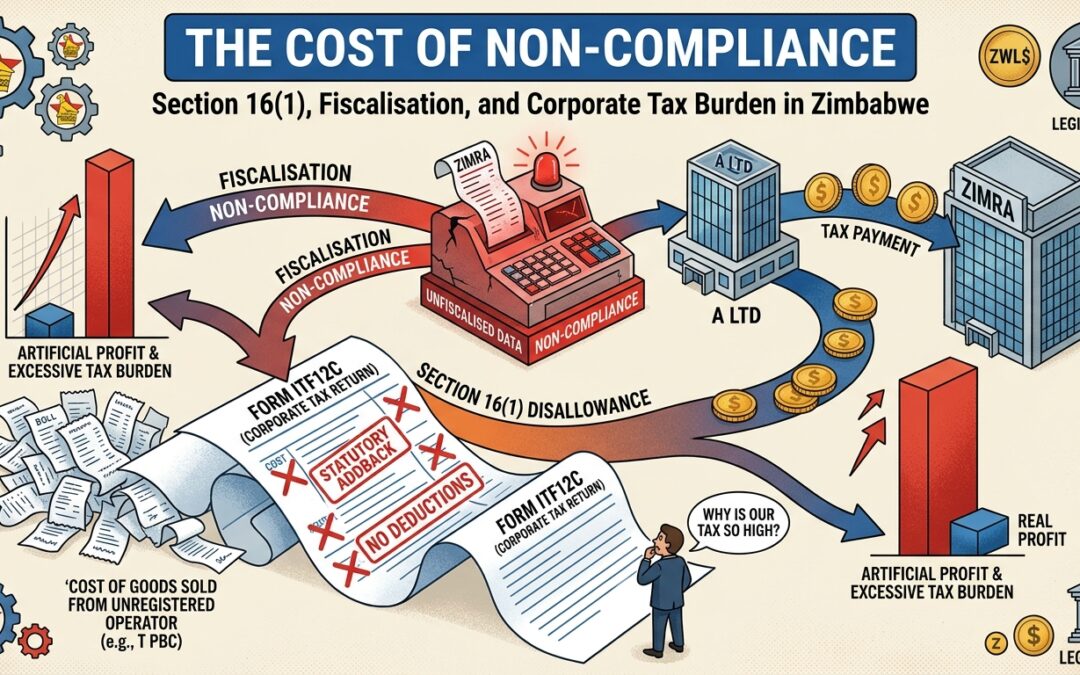 The Cost of Non-Compliance: Section 16(1), Fiscalisation and Corporate Tax Burden in Zimbabwe