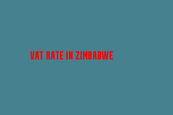 Value Added Tax rate in Zimbabwe.