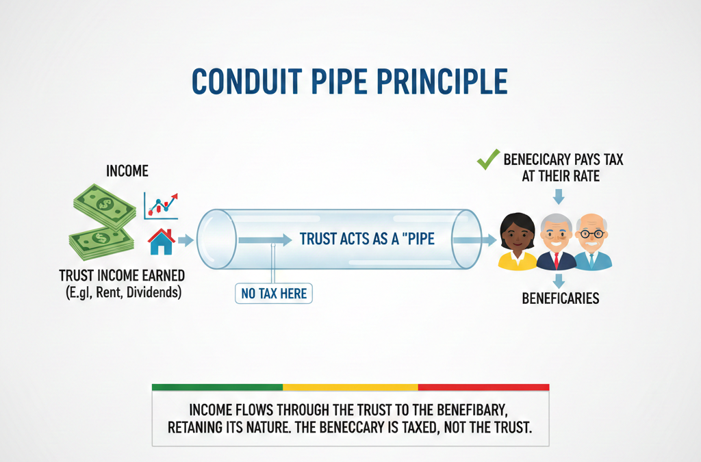 Who is taxable on Trust Income in Zimbabwe?