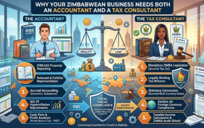 Why Your Zimbabwean Business Needs Both an Accountant and a Tax Consultant.
