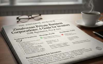 Beyond the Sole Trader: Why the Private Business Corporation (PBC) is the Smartest Move for Zimbabwean Professionals