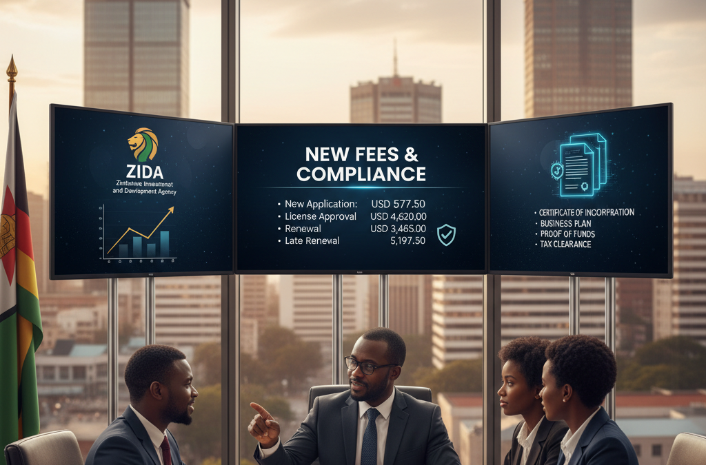 Investing in Zimbabwe-ZIDA Registration, New Fees, and Compliance Requirements