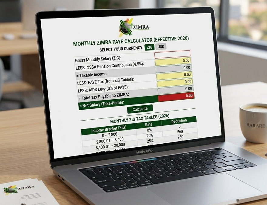ZIMRA PAYE Calculator