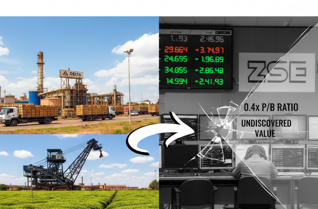 The Great ZSE Disconnect: Why Zimbabwe’s Blue Chips are Trading at a Massive Discount